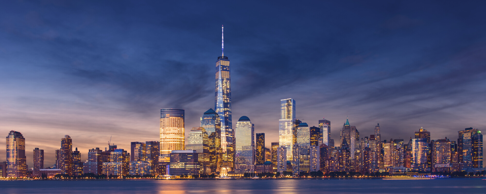 A photo of the NYC Skyline